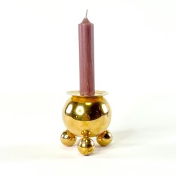 Kuglestager i messing 