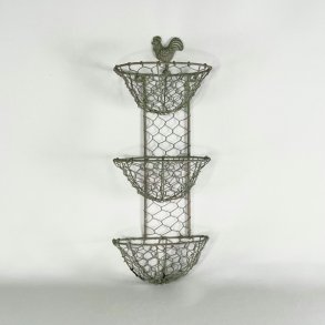 Kurvehylde i fil de fer - fransk