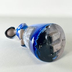 Elsi Bourelius kvindefigur - bl, stor