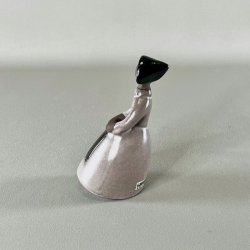 Elsi Bourelius kvindefigur i keramik - lille, lysebrun