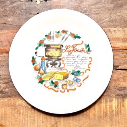 Tallerken - ostefondue 