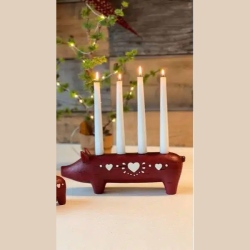 Wilma gris til 4 kronelys