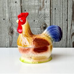 Fransk patform - Michel Caugant, farverig hane