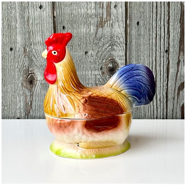 Fransk patform - Michel Caugant, farverig hane