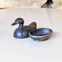 Dekorative nder i tin (st a' 3 stk) 