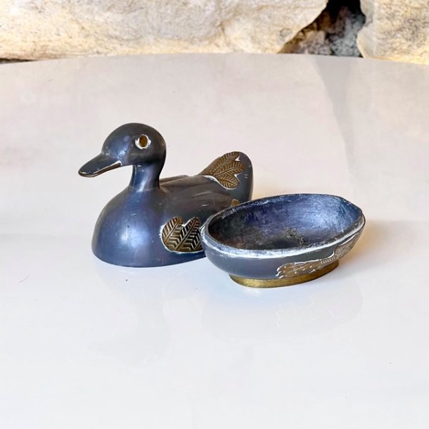 Dekorative nder i tin (st a' 3 stk) 