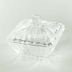 Bonbonniere - firkantet med riller