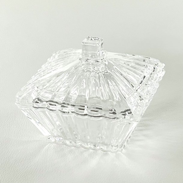 Bonbonniere - firkantet med riller