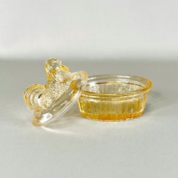 Hnekrukke i gult glas 