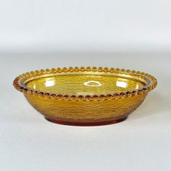 Hnekrukke - ravfarvet m/perlekant