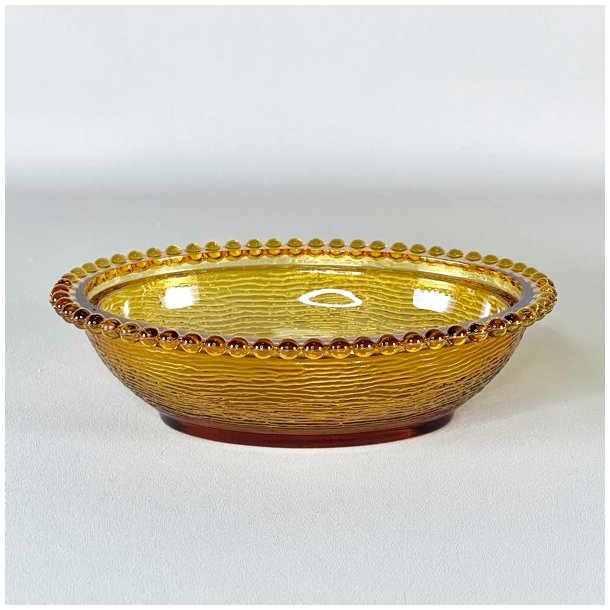 Hnekrukke - ravfarvet m/perlekant