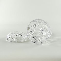 Bonbonniere - rund p fod, RCR krystal 