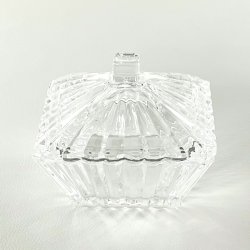 Bonbonniere - firkantet med riller