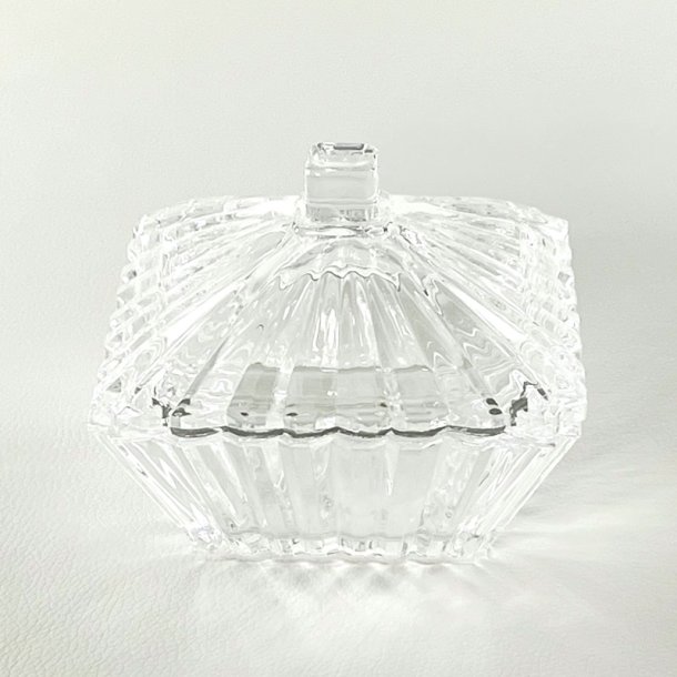 Bonbonniere - firkantet med riller