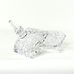 Bonbonniere - krystal med spir, H18