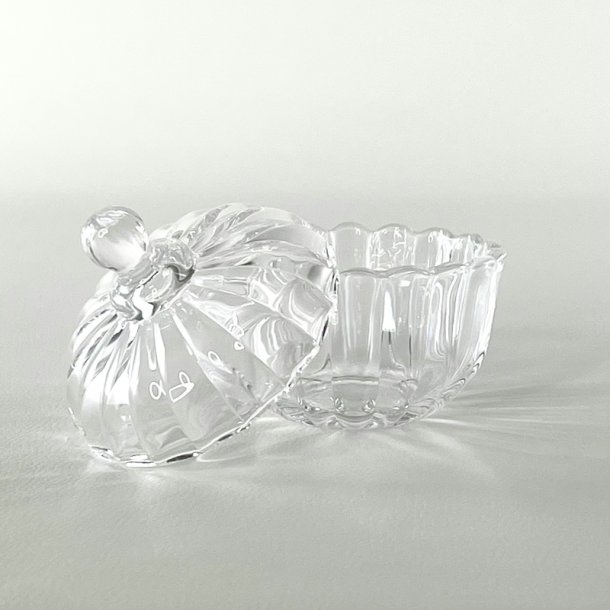 Bonbonniere - rund med riller