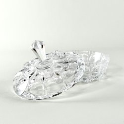 Bonbonniere - krystal, lav med hj top  