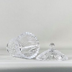 Bonbonniere - lille, let oval m/takker