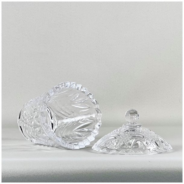 Bonbonniere - lille, let oval m/takker