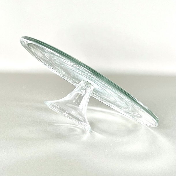 Lagkagefad - p� fod, bred swirl med riller 