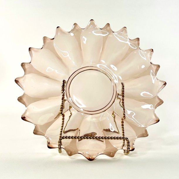 Lagkagefad - lyser�dt, takket kant �30