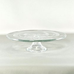 Lagkagefad - p� fod, bred swirl med riller 