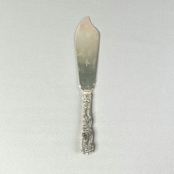 Vintage lagkagekniv - slvplet