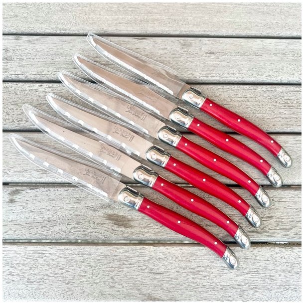 Franske steakknive - Laguiole, rd 