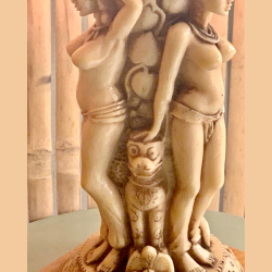 Lampe med figurer - unika