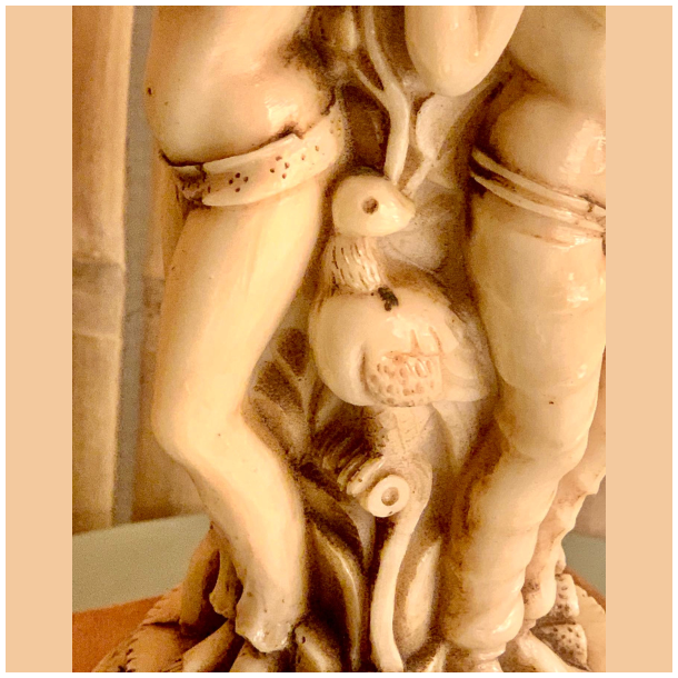 Lampe med figurer - unika