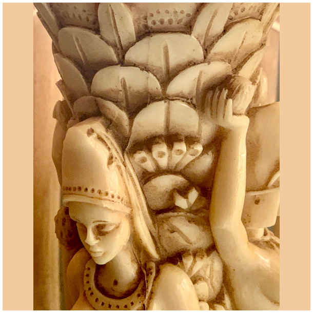 Lampe med figurer - unika