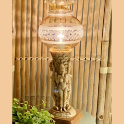 Lampe med figurer - unika