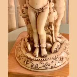 Lampe med figurer - unika