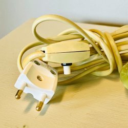 Lampe - vintage, grn marmor 