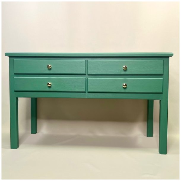 Bord med kakler og skuffer - SOLGT