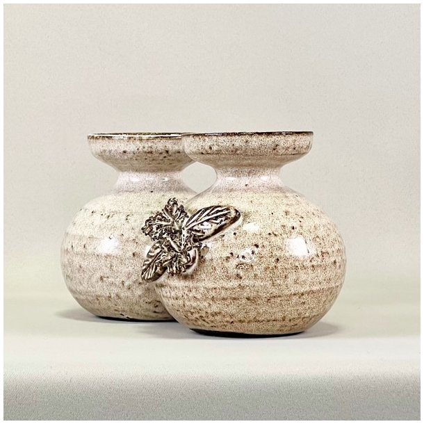 Dobbeltvase Lehmann keramik 