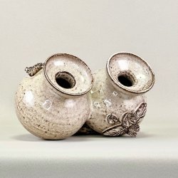 Dobbeltvase Lehmann keramik 