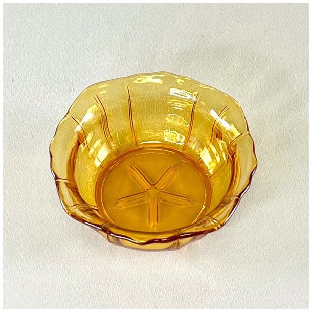 Glasskl - lille, gylden m/stjerne