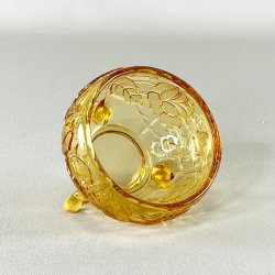 Glasskl - lille, gylden m/fdder