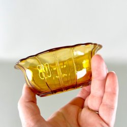 Glasskl - lille, gylden m/stjerne