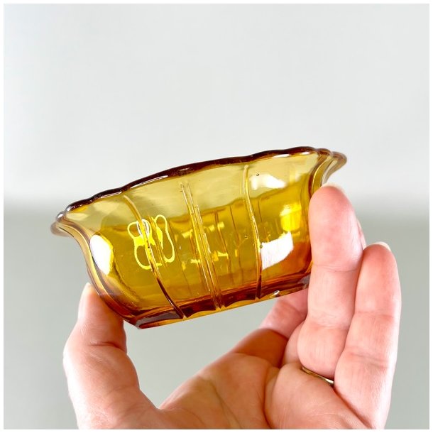 Glasskl - lille, gylden m/stjerne