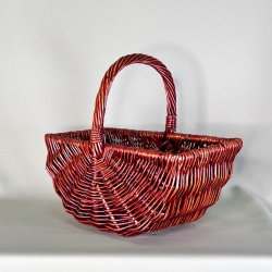 Bykurv i rd pil - 2 strrelser 