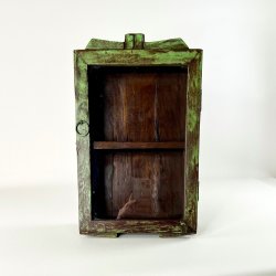 Lille skab - lysegr�nt m/patina
