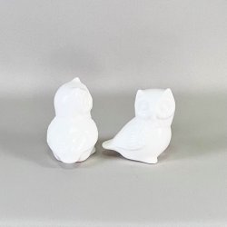 Lille uglepar i porceln  