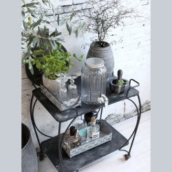 Gl. franske zinkbakker (st a' 2 stk) 