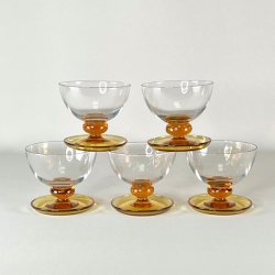 Isglas - Kastrup 'Lis', gylden fod