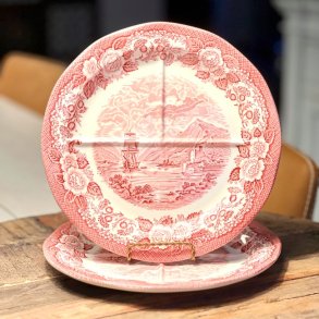 Tallerken, opdelt - 'Lochs of Scotland', Wedgwood porceln