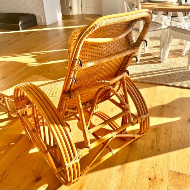 Chaiselong med skammel - SOLGT