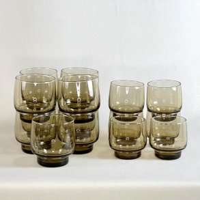 Drikkeglas - franske rgfarvede fra Luminarc