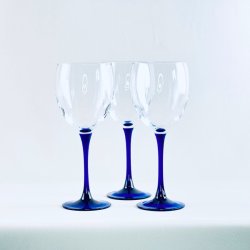 Luminarc vinglas med bl stilk - rdvin